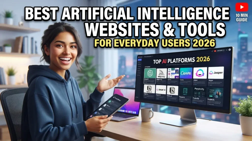Best Artificial Intelligence Websites and Tools for Everyday Users 2026
