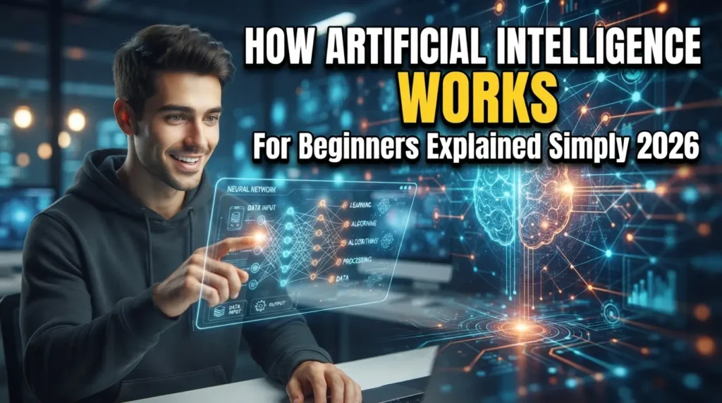 How Artificial Intelligence Works for Beginners Explained Simply 2026