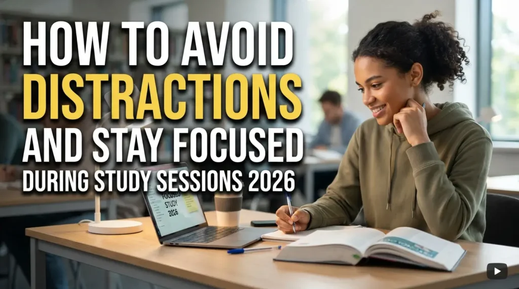 How to Avoid Distractions and Stay Focused During Study Sessions 2026