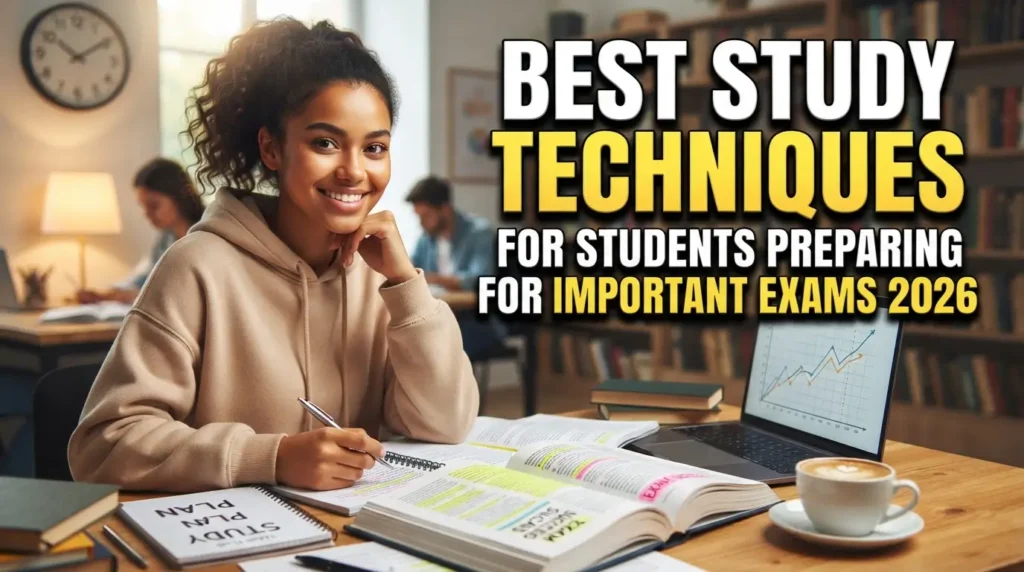 Best Study Techniques for Students Preparing for Important Exams 2026